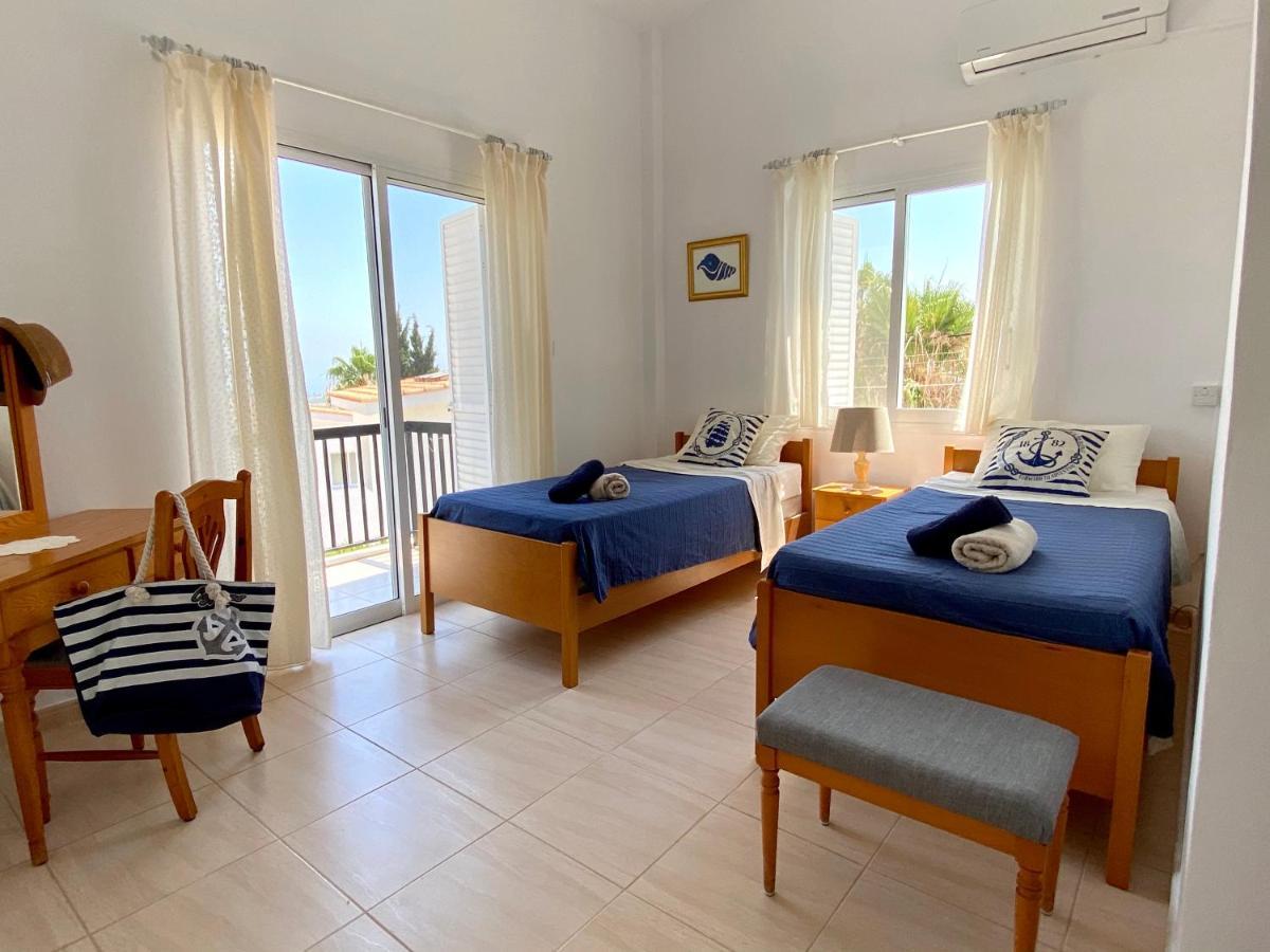 Villa Alicia With Priv Pool, Beautiful Garden And Shady Veranda- 5 Min To The Beach Peyia Extérieur photo
